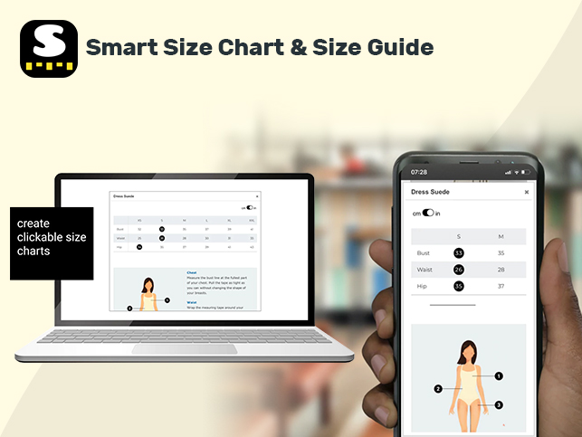 shopify public app portfolio - Smart Size App